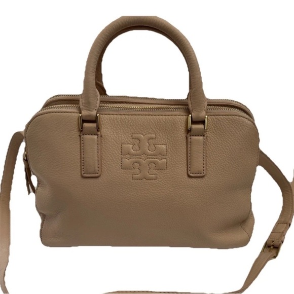 Tory Burch handbag Crossbody Tan Blush Leather Purse Shoulderbag - Picture 9 of 15